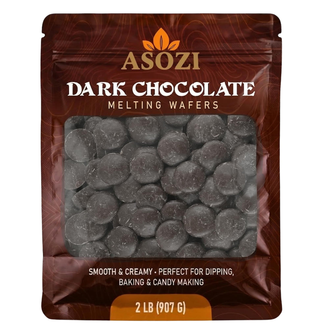 Super White Chocolate Melting Wafers 2lb – Smooth and Creamy, Perfect for Dipping, Baking, Candy Making, and Decorating Desserts – Ideal for Fountains, Coating, and Molded Chocolates