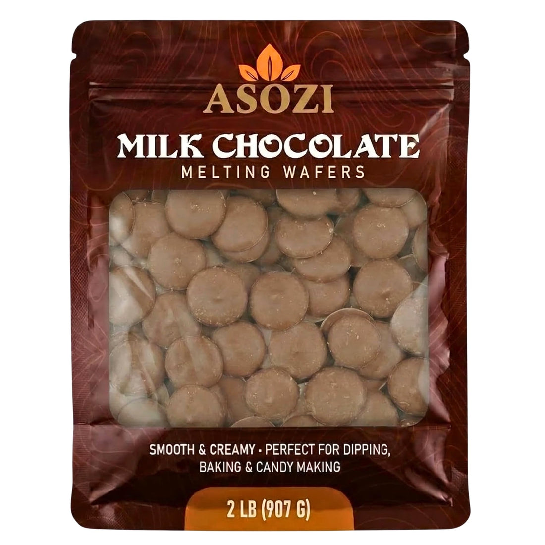 Super White Chocolate Melting Wafers 2lb – Smooth and Creamy, Perfect for Dipping, Baking, Candy Making, and Decorating Desserts – Ideal for Fountains, Coating, and Molded Chocolates